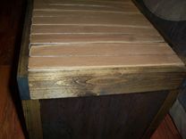 Small Reclaimed Dark Coffee Table Or Bench With Storage 2 small