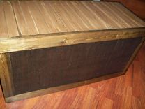 Small Reclaimed Dark Coffee Table Or Bench With Storage 3 small