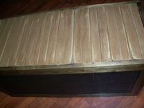 Small Reclaimed Dark Coffee Table Or Bench With Storage 4 small