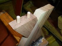 Hickory Bench-Modern-Rustic "X" Style 5 small