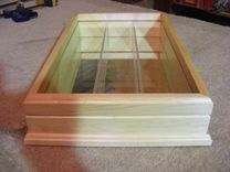 Mirrored Shadow Box,Maple Shadow Box 2 small