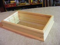 Mirrored Shadow Box,Maple Shadow Box 3 small