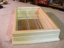 Mirrored Shadow Box,Maple Shadow Box 4 small