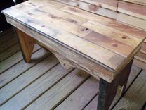Modern Reclaimed Rustic Oak & Spalted Beach With Walnut Inlay 5 small
