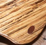 Modern Reclaimed Rustic Oak & Spalted Beach With Walnut Inlay 6 small