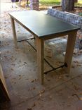 Metal Topped And Pinned Bar Height Table 1 small