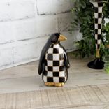 Elegant Checks Penguin Whimsy Checks Decor 5 small