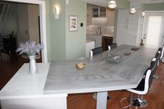 White Oak Face Grain Kitchen Island 2 small