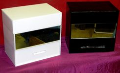 Acrylic Jewelry Box - Hand Crafted, Custom Size And Colors Available 3 small