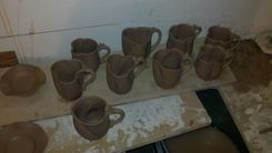 8 Tea Cups And Saucers 1 small