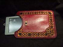 Hand Carved Celtic Kindle Sleeve 2 small