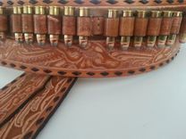 Leather Gun Holster And Belt 1 small