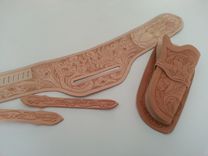 Leather Gun Holster And Belt 4 small