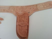 Leather Gun Holster And Belt 5 small