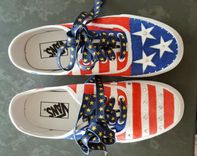 Shoes Custom Hand-Painted 1 small