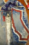 Custom Hand Painted Levi Jean Jacket 3 small