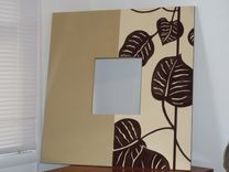 Painted Leaf Frame 3 small