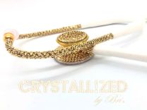Crystallized Mdf Md One Stethoscope Medical Nursing Doctor Bling Genuine European Crystals Bedazzled 2 small