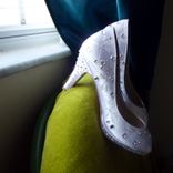 Wedding Shoes Snowflakes And Swirls. 3 small