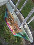 Custom Made Hand Painted Tote Bag With Your Pets Painting 3 small