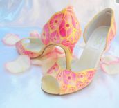 Indian Wedding Pink And Orange Shoes Matching Sari 2 small