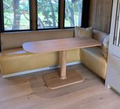 Solid Wood Breakfast Banquette Table 1 small