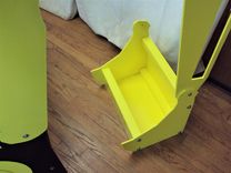 Excavator Twin Kids Bed Frame - Handcrafted - Construction Themed Children's Bedroom Furniture 2 small