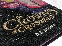 Bling Hardover Book Crystallized Cover Art Genuine European Crystals Bedazzled Reading Novel 5 small