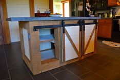 Oak And Concrete Kitchen Island 1 small
