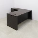 Custom Executive Office L-Shape Desk With Cabinet, Laminate Top - Denver L-Shape Desk 1 small