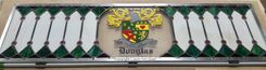 Stained Glass Privacy Window - Douglas Family Crest 3 small