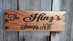 Cedar Name Signs 1 small