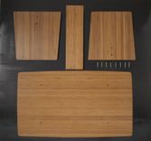 Bamboo Flat-Pack Coffee Table / Bench 2 small