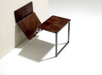 Walnut And Steel Folding Dining Table 2 small