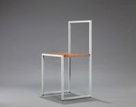 Mahogany And Steel Dining Chair 1 small