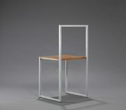 Mahogany And Steel Dining Chair 2 small