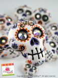 Day Of The Dead Skulls - Rings, Pendants, Hair Clips, Weddings, Party 1 small