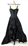 Black Romantic Victorian Wedding Dress 1 small