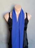 Royal Blue Chiffon Scarf 2 small