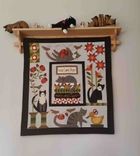 Quilt Hanger 48 Inch Oak Quilt Rack Wall Hanging Rack - Quilt Room Decor 3 small