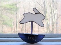 Rocking Bunny In 3d Stained Glass 4 small