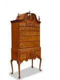 Chippendale Bonnet Top Highboy 2 small