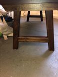 Walnut Coffee Table, Live Edge, Soft Mild Curves 6 small