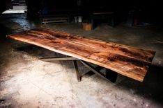 4x12ft Walnut Live Edge Dining Table/Conference Table 1 small