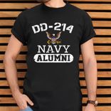 Navy Veteran T Shirt, Us Veteran T Shirt, Dd-214 Navy Alumni T Shirt 5 small