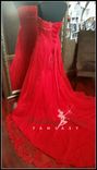 Red Wedding Dress 4 small