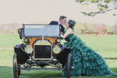 Green Rustic Wedding Dress 4 small