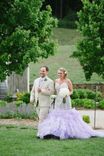 Lavender Lilac Wedding Dress 3 small