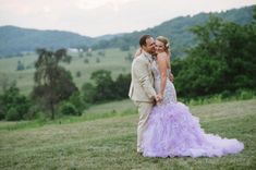 Lavender Lilac Wedding Dress 4 small