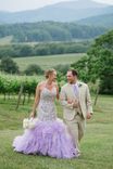Lavender Lilac Wedding Dress 2 small